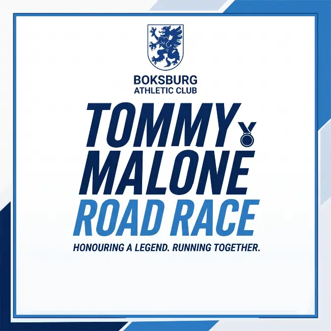A poster for the tommy Malone Race